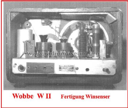 Wobbe II W II ; Wobbe-Radio; Winsen, (ID = 81023) Radio