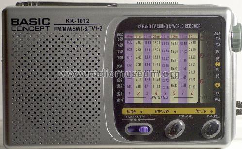 Basic Concept 12 Band TV Sound & World Receiver KK-1012; Woolworth GmbH, Unna (ID = 1196551) Radio