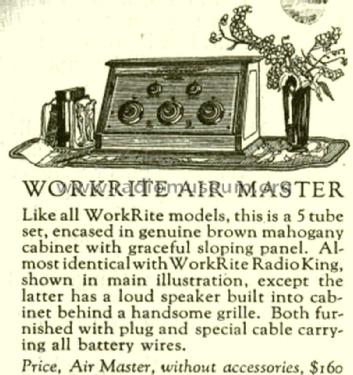 AirMaster ; Workrite (ID = 1900353) Radio