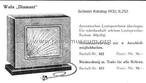 Lautsprecher Diamant; WUFA, Wurzen in (ID = 3032430) Altavoz-Au