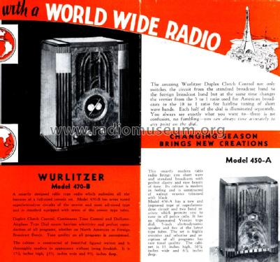 450-A ; Wurlitzer Co., The (ID = 1674479) Radio