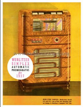 Jukebox 616AC Ch= 771; Wurlitzer Co., The (ID = 1396973) Reg-Riprod