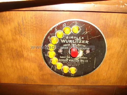 Jukebox Simplex P-10; Wurlitzer Co., The (ID = 1399176) Ton-Bild