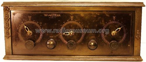 Table Model Resistance Coupled Model Nine ; Wurlitzer Co., The (ID = 1353732) Radio