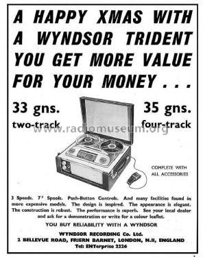 Trident ; Wyndsor Recording Co (ID = 2758037) R-Player