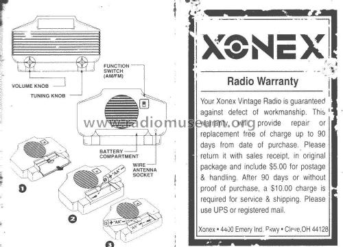 Majestic Zephyr 980-400; Xonex; Cleveland, OH (ID = 2192575) Radio