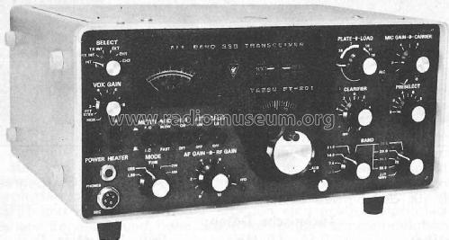 All Band SSB Transceiver FT-201; Yaesu-Musen Co. Ltd. (ID = 866253) Amat TRX