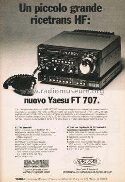 FT-707; Yaesu-Musen Co. Ltd. (ID = 2851706) Amat TRX