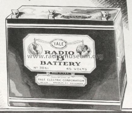Radio 'B' Battery - 45 Volts 3061; Yale Electric (ID = 1737523) Strom-V