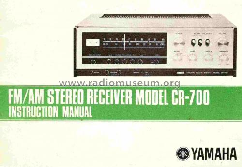 CR-700; Yamaha Co.; (ID = 680257) Radio