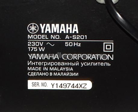 Natural Sound Integrated Amplifier A-S201; Yamaha Co.; (ID = 3100370) Ampl/Mixer