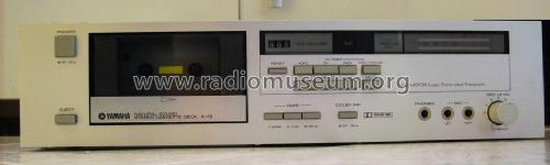 Natural Sound Stereo Cassette Deck K-15; Yamaha Co.; (ID = 1176374) Reg-Riprod