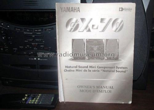 Mini Component System GX-70; Yamaha Co.; (ID = 2236187) Radio