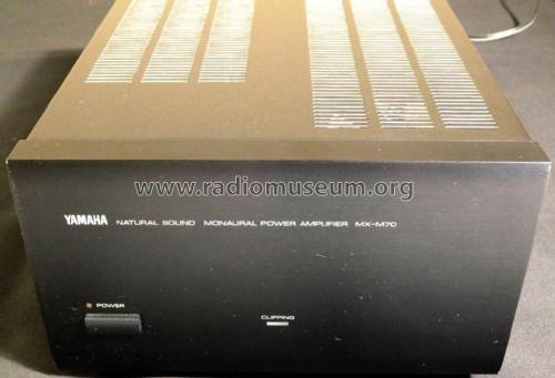 Monaural Power Amplifier MX-M70; Yamaha Co.; (ID = 2104100) Ampl/Mixer