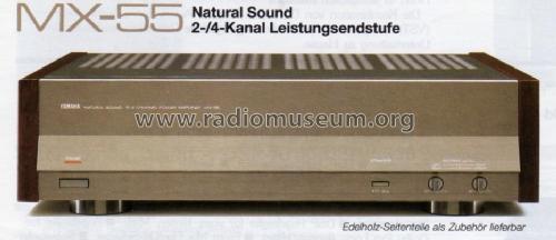 Natural Sound 2/4 Channel Power Amplifier Ampl/Mixer Yamaha Co.;  |Radiomuseum.org