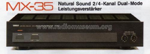 Natural Sound 2/4 Channel Power Amplifier Ampl/Mixer Yamaha Co