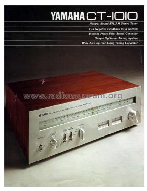 Natural Sound AM/FM Stereo NFB CT-1010; Yamaha Co.; (ID = 1880564) Radio