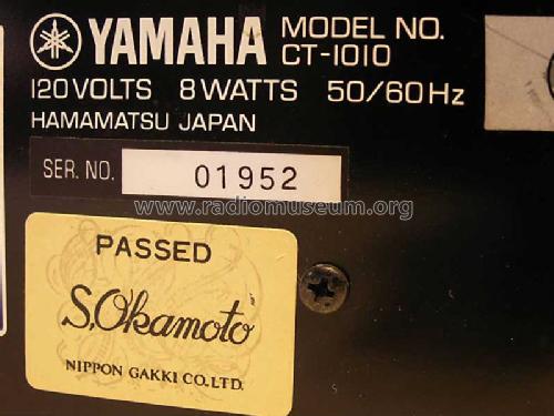 Natural Sound AM/FM Stereo NFB CT-1010; Yamaha Co.; (ID = 661494) Radio