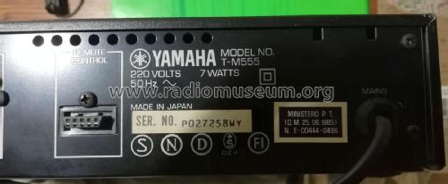 Natural Sound AM/FM Stereo Tuner T-M555; Yamaha Co.; (ID = 2867194) Radio