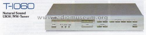 Natural Sound AM/FM Stereo Tuner T-1060; Yamaha Co.; (ID = 996136) Radio