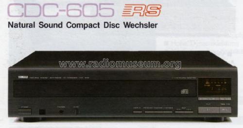 Natural Sound Compact Disc Changer CDC-605; Yamaha Co.; (ID = 1050914) R-Player