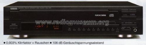 Natural Sound Compact Disc Player CDC-655; Yamaha Co.; (ID = 1095247) R-Player