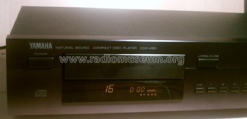 Natural Sound Compact Disc Player CDX-480; Yamaha Co.; (ID = 1705861) R-Player