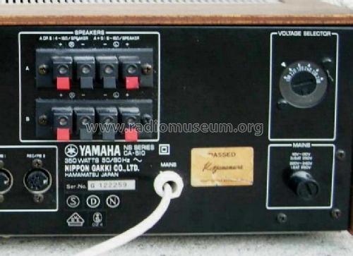 Natural Sound Stereo Amplifier CA-610; Yamaha Co.; (ID = 1178445) Ampl/Mixer