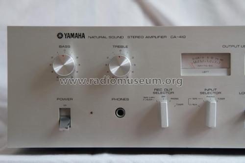 Natural Sound Stereo Amplifier CA-410; Yamaha Co.; (ID = 1852747) Ampl/Mixer