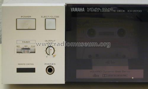 Natural Sound Stereo Cassette Deck KX-R700 R-Player Yamaha Co ...