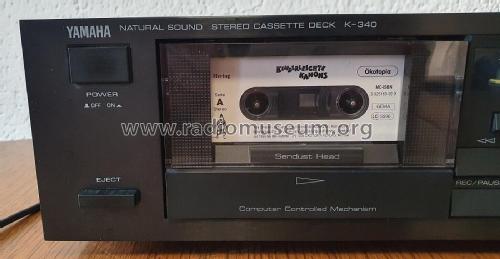 Natural Sound Stereo Cassette Deck K-340; Yamaha Co.; (ID = 2853154) R-Player