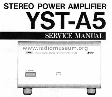 Natural Sound Stereo Power Amplifier YST-A5 Ampl/Mixer