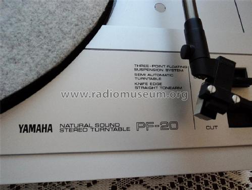 Natural Sound Stereo Turntable PF-20; Yamaha Co.; (ID = 1416324) R-Player