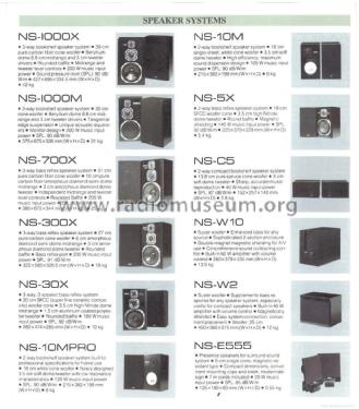 NS-1000X; Yamaha Co.; (ID = 1981674) Speaker-P