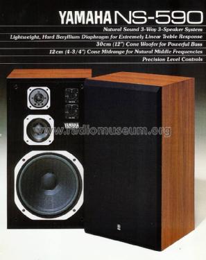 NS-590; Yamaha Co.; (ID = 1603139) Speaker-P