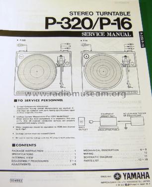 P-320; Yamaha Co.; (ID = 1440610) Sonido-V