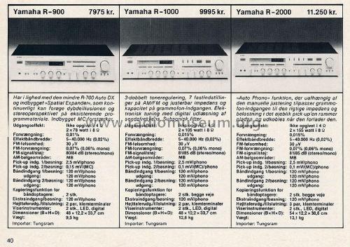 R-2000; Yamaha Co.; (ID = 2803804) Radio