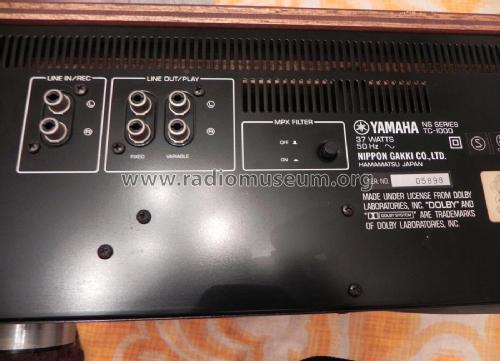 TC-1000; Yamaha Co.; (ID = 2853001) Reg-Riprod