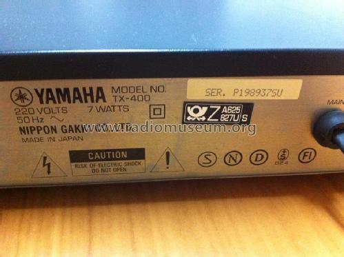 TX-400; Yamaha Co.; (ID = 1338348) Radio