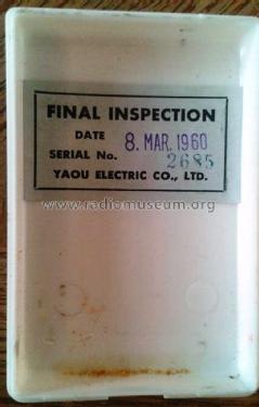 Transistor 6 6G-909; Yaou Radio Co ltd ; (ID = 1466322) Radio