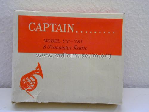 Captain Deluxe 8 Transistor YT-781 ; Yashima Electric (ID = 394497) Radio