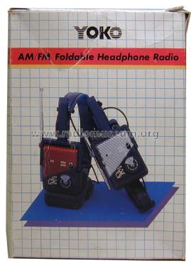 AM/FM Foldable Headphone Radio HP8000+; Yoko Electronics, (ID = 1530898) Radio