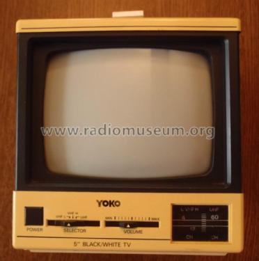 5' Black/White Television Receiver F-6 Multi System; Yoko Electronics, (ID = 1753749) Television