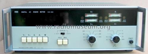 Digital AC Power Meter 2503 Equipment Yokogawa Electric Co |Radiomuseum.org