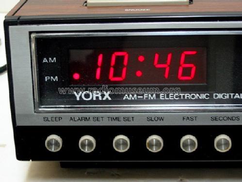 AM-FM Electronic Digital Clock R5142; Yorx Electronics; (ID = 1684533) Radio