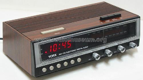 AM-FM Electronic Digital Clock R5142; Yorx Electronics; (ID = 1684541) Radio