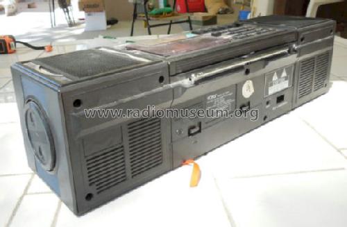 AM/FM Stereo Receiver Double Cassette Recorder K6065; Yorx Electronics; (ID = 1263698) Radio