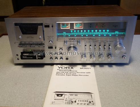 FM-AM Multiplex Receiver Stereo Cassette-8 Track Recorder M2601; Yorx Electronics; (ID = 2847386) Radio