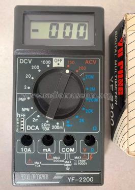 Digital Multimeter YF-2200; Yu Fong Electric Co. (ID = 2897629) Equipment