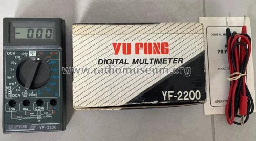 Digital Multimeter YF-2200; Yu Fong Electric Co. (ID = 2897630) Equipment